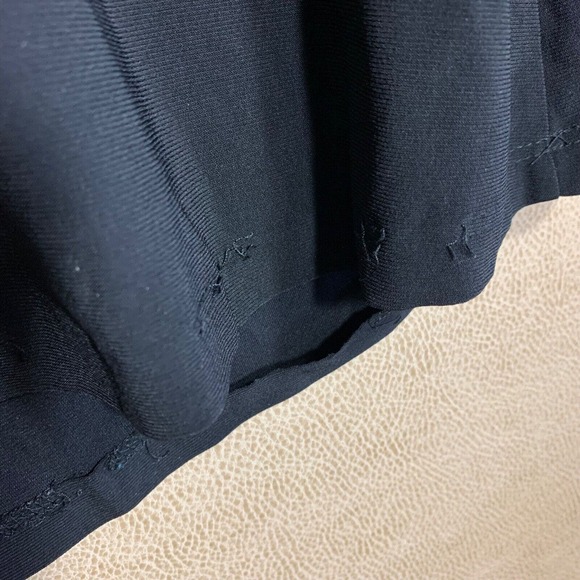 MKM Designs Women Top 3X Black Pullover Scoop Neck Embellished Classy Office VTG - Picture 6 of 11